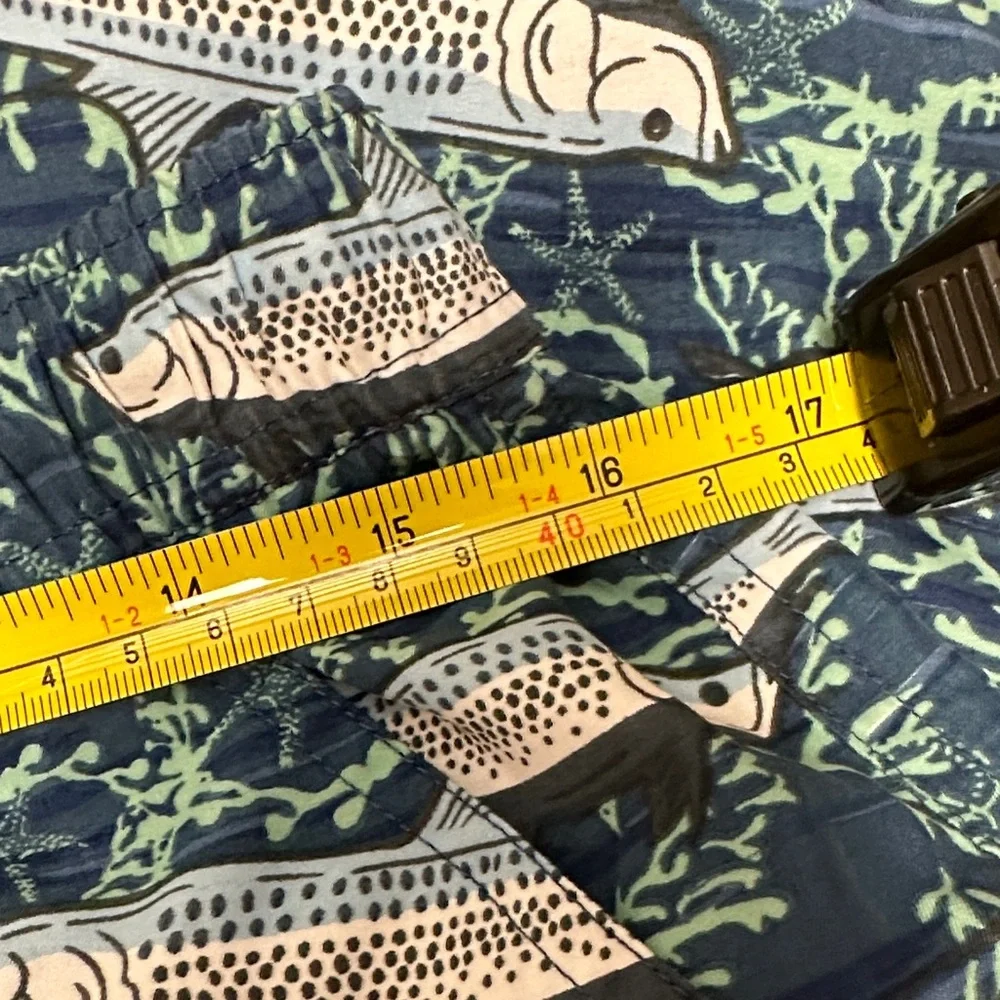 Vineyard‎ Vines Mens Swim Trunks Short Size Large Aquatic Fish Coastal Beach